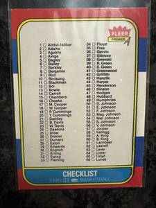 1986 Fleer Checklist #132