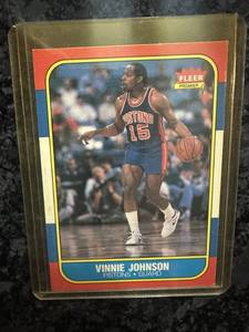 Vinnie Johnson 1986 Fleer #56