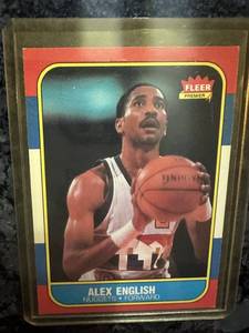 Alex English 1986 Fleer #30