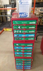 lot 11 image: (3) Bins of Hardware - Misc. Hardware
