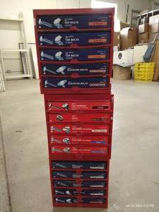 lot 17 image: (3) Bins of Hardware - Tap Bolts, Shoulder Screws, Etc