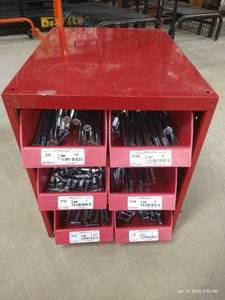 lot 30 image: (1) Bin of Hardware - LongHeavy Bolts