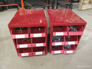 lot 31 image: (2) Bins of Hardware - Heavy Bolts