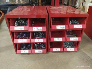 lot 48 image: (2) Bins of Hardware - Miscellaneous Bolts, Etc