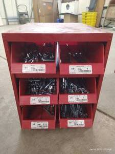 lot 52 image: (1) Bin of Hardware - LongHeavy Bolts