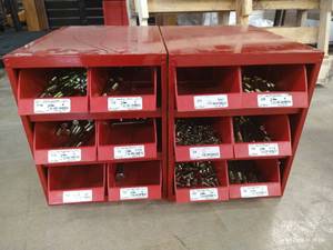 lot 53 image: (2) Bins of Hardware - Miscellaneous Bolts, Etc
