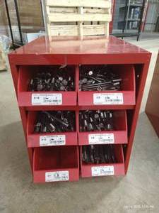 lot 67 image: (1) Bin of Hardware - LongHeavy Bolts