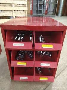 lot 68 image: (1) Bin of Hardware - LongHeavy Bolts