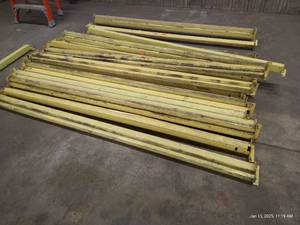 lot 80 image: (6) 8 Pallet Rack Beams