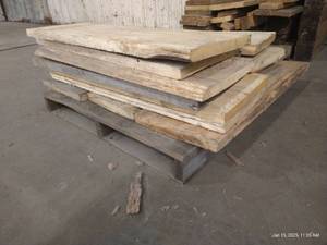 lot 139 image: Pile of Heavy Rough Cut Planks