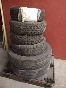 lot 179 image: Stack of Miscellaneous Tires