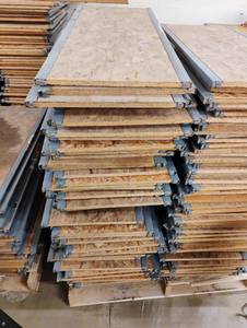lot 224 image: (25) Leftover 46-12 x 18 Shelving Boards