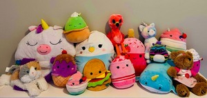 lot 44 image: Squishmallows and Other Stuffed Toys