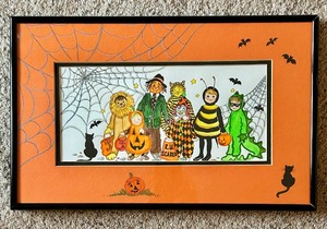 lot 54 image: 1999 Original Hand Painted Watercolor Framed Art by Judy Hagstrom