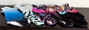 lot 64 image: Youth Girls Bright Colored Leotards
