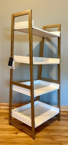 lot 59 image: Modern Style Four Tiered Bookshelf