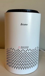 lot 185 image: AROEVE Air Purifier for Home, Air Purifier Air Cleaner for Smoke Pollen Dander Portable Air Purifier with Sleep Mode Speed Control