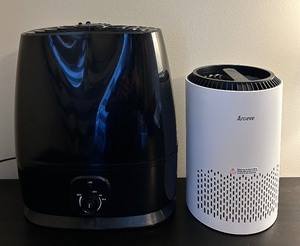 lot 191A image: Ultrasonic Humidifier and Auroeve Air Purifier