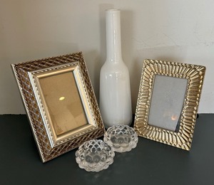 lot 226 image: Fabulous Frames, Vase and Candle Holders