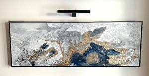 lot 21A image: Spectacular Textured Abstract Print