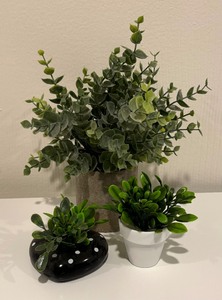 lot 264 image: Three Pieces of Decorative Faux Greenery