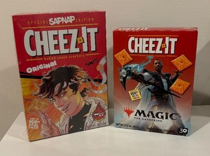 lot 308 image: Snapnap and Magic the Gathering Special Edition Cheez-its