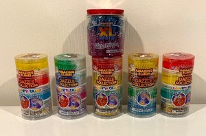 lot 364 image: New Glitter Palooza and Dazzle Collection Slime by Amazing Slime