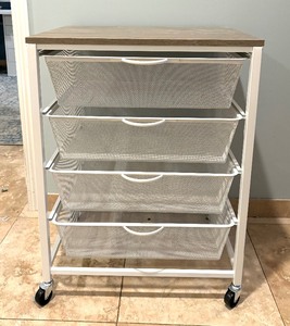 lot 370 image: Four Drawer Organizational Cart