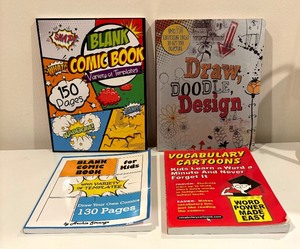 lot 375 image: Four New Doodle and Activity Books