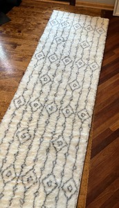 lot 402 image: Moroccan Ornate Rug  Runner by Ruggable