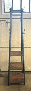 lot 479 image: Stylish Coat Rack Shelf