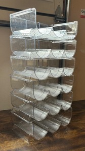 lot 489 image: Six Stackable Wine Bottle Holders