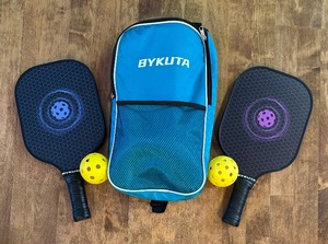 lot 222C image: Bykuta Pickle Ball Paddles and Balls