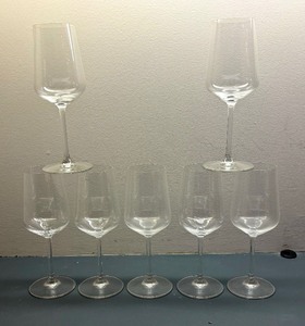 lot 499 image: Seven Villeroy and Boch Wine Glasses