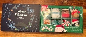 lot 125A image: New Squishmallows 4 inch Christmas Ornaments and 24 Day Advent Fishing Calendar
