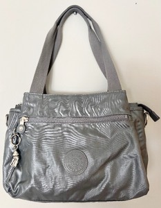 lot 169 image: Kipling Basic Elysia Shoulder Bag in Tender Grey