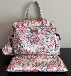 lot 68 image: JuJuBe Sakura Swirl Diaper Bag