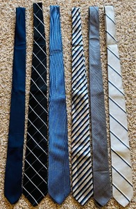 lot 208 image: Group of 6 Neck Ties including Hugo Boss, Tommy Hilfiger and More