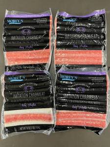 Set of 4 lbs Moreys Imitation Crabmeat Leg Style - Frozen