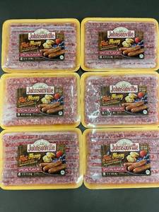 Set of 6 Johnsonville Hot Honey Flavored Breakfast Sausages - 12 oz Each