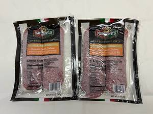 lot 252 image: F. 2x12oz Margherita Uncured Genoa Salami