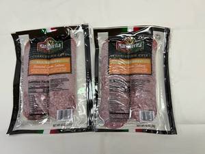 lot 253 image: F. 2x12oz Margherita Uncured Genoa Salami