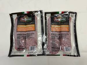 lot 254 image: F. 2x12oz Margherita Uncured Genoa Salami