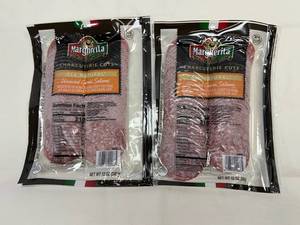 lot 256 image: F. 2x12oz Margherita Uncured Genoa Salami