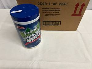 lot 337 image: P. 6x 125ct Sanidate Sanitizing Wipes