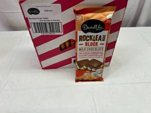 lot 157 image: II. 12x 6.4oz Rock Lea Road Milk Chocolate Block