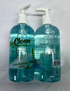 lot 366 image: MM. 4x 16.9oz We Clean Deep Cleansing Hand Soap-Eucalyptus Mint