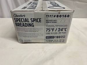 lot 353 image: 40lbs Chesters Special Seasoning Breading