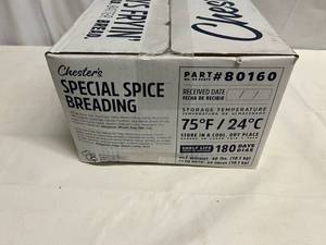 lot 354 image: 40lbs Chesters Special Seasoning Breading