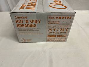 lot 349 image: 40lbs Chesters Hot N Spicy Breading